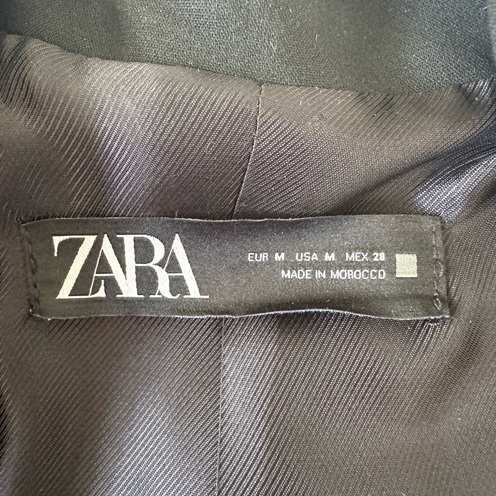 Zara - women’s tuxedo - jacket M - pants L - black - worn once - Picture 5 of 16